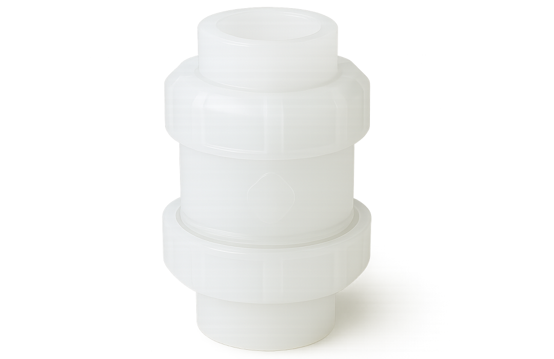 PVDF Ball Check Valve w_o background
