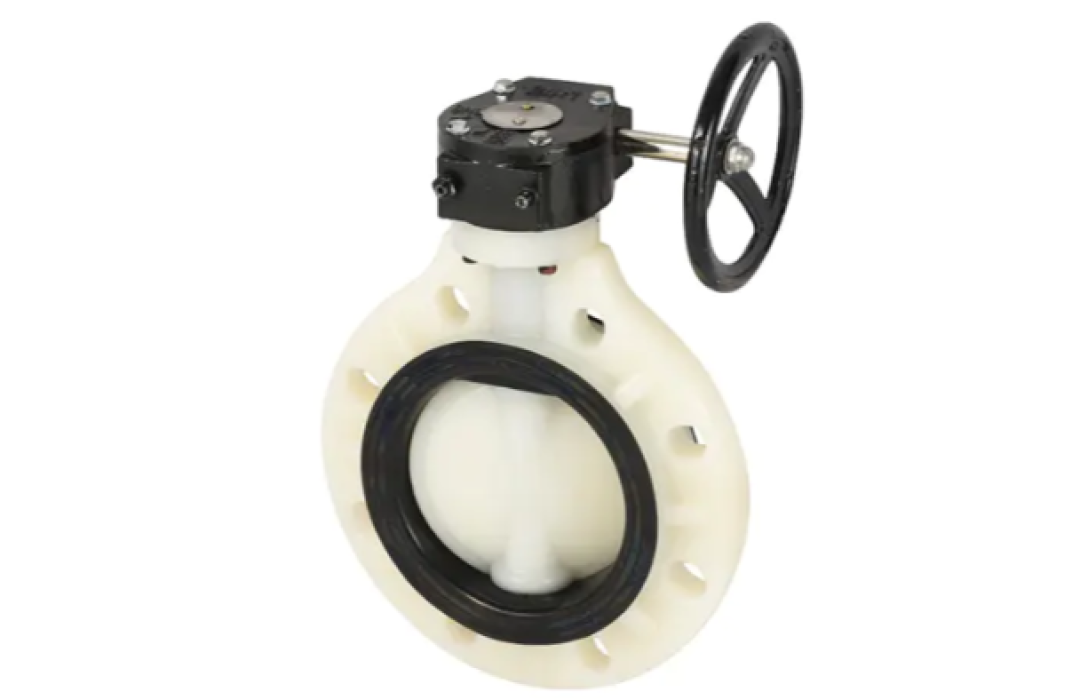 PVDF Butterfly Valve (Gear)